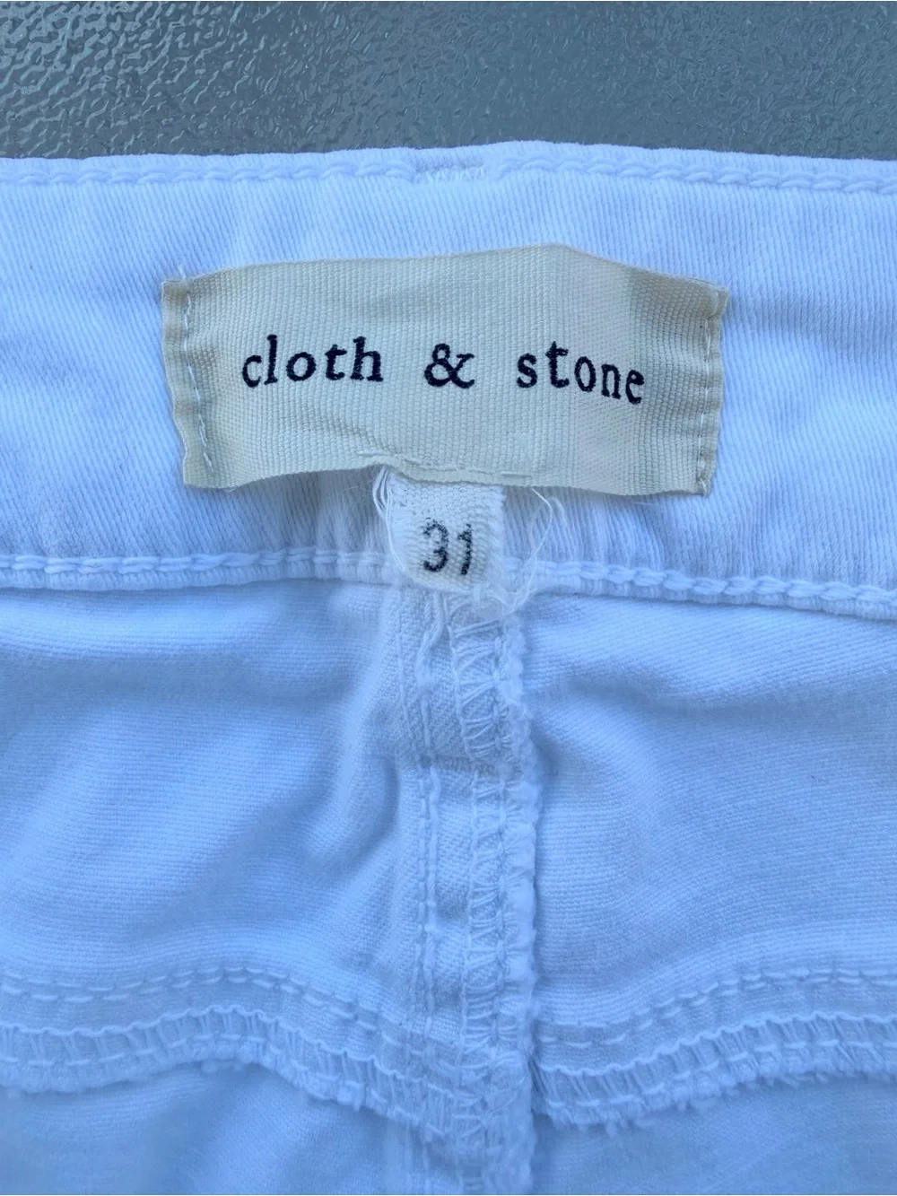 Cloth & Stone White Mid-Rise Skinny Stretch Ankle Jeans ~ Women’s 10/31